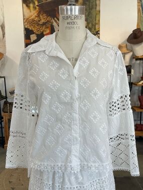 Temptation Positano Aneto Shirt In Bianco